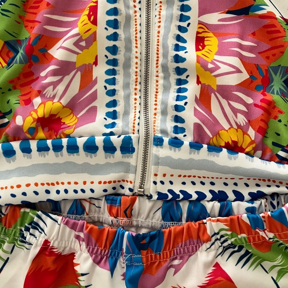 Colorful Patterned Two-Piece Set - Picture 3 of 3